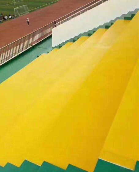 和平球场台阶翻新修补改造